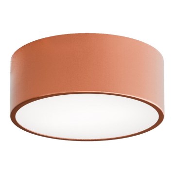 Koupelnové stropní svítidlo se senzorem CLEO 1xE27/24W/230V pr. 20cm IP54 měděná