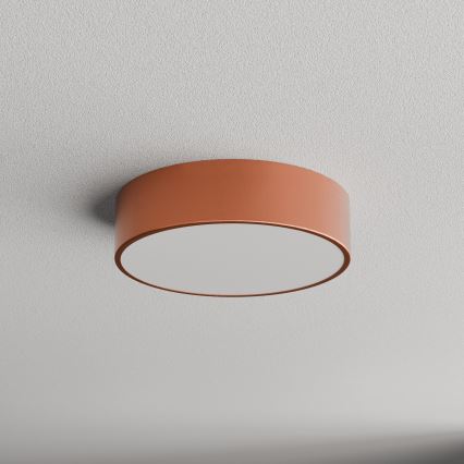 Koupelnové stropní svítidlo se senzorem CLEO 2xE27/24W/230V pr. 30 cm měděná IP54
