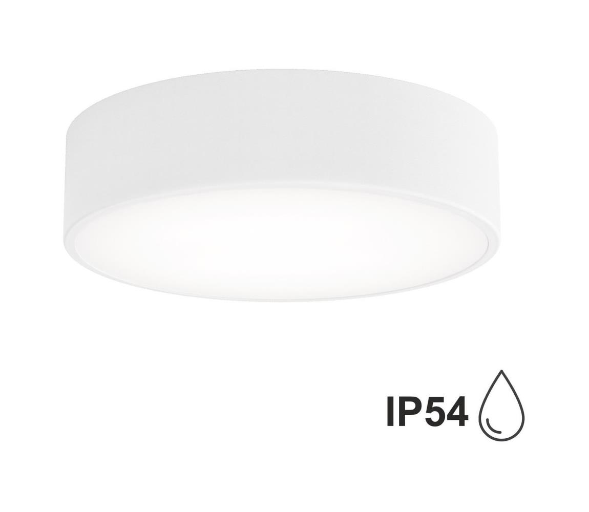 Temar Koupelnové stropní svítidlo se senzorem CLEO 2xE27/48W/230V pr. 30 cm bílá IP54 TM0096