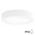Koupelnové stropní svítidlo se senzorem CLEO 3xE27/24W/230V pr. 40 cm bílá IP54
