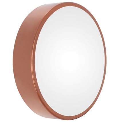 Koupelnové stropní svítidlo se senzorem CLEO 3xE27/24W/230V pr. 40 cm měděná IP54