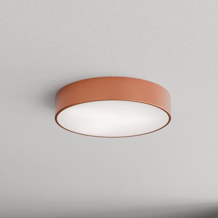 Koupelnové stropní svítidlo se senzorem CLEO 3xE27/24W/230V pr. 40 cm měděná IP54
