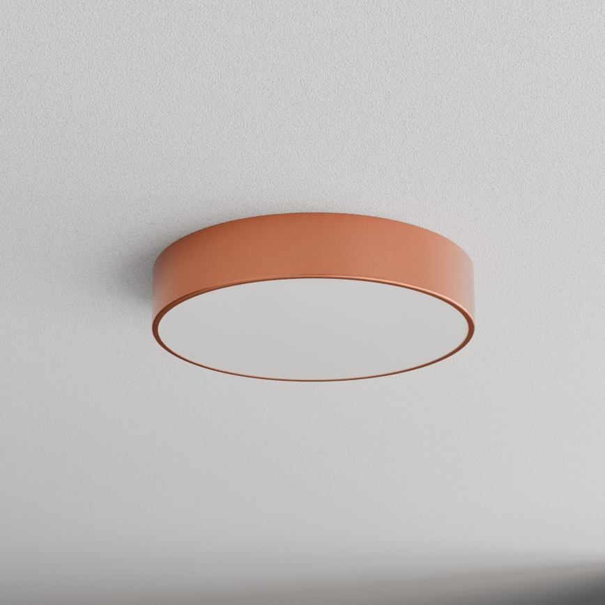 Koupelnové stropní svítidlo se senzorem CLEO 3xE27/24W/230V pr. 40 cm měděná IP54