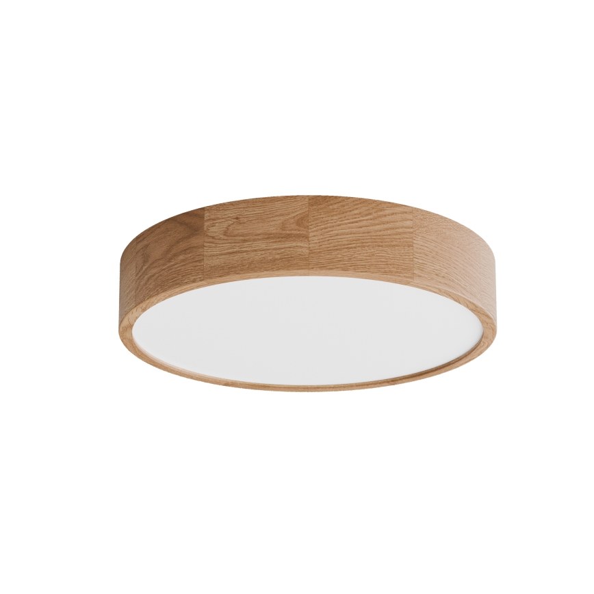 Koupelnové stropní svítidlo se senzorem CLEO 4xE27/24W/230V pr. 47,5 cm IP54 dub