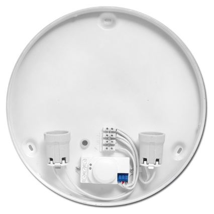 Koupelnové stropní svítidlo se senzorem VICTOR 2xE27/60W/230V IP44