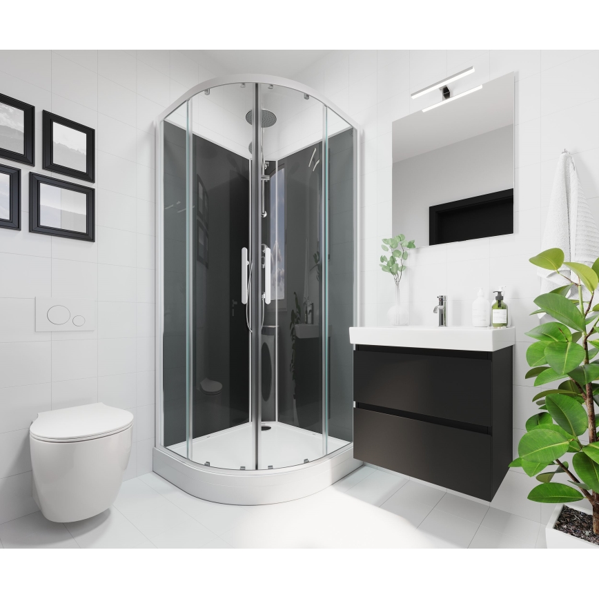 Koupelnové zrcadlo NORDBORG 80x75 cm