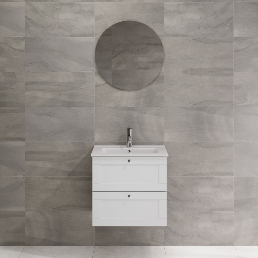 Koupelnové zrcadlo NORDBORG pr. 60 cm