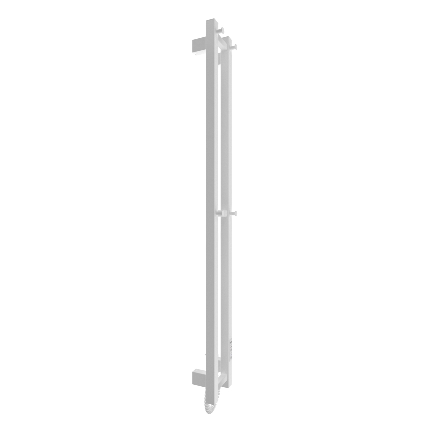 Koupelnový radiátor HF SLIM 80W/230V 117x14 cm bílá hranatý