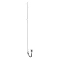 Koupelnový radiátor RAY 35W/230V 150x30 cm IP44 nerez/bílá