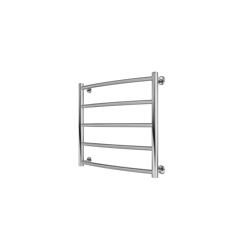 Koupelnový žebříkový radiátor CLASSIC 102W/230V 50x53 cm nerez/lesklý chrom