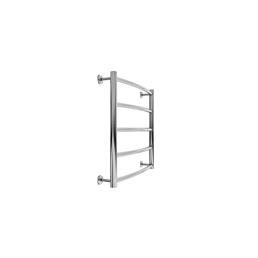 Koupelnový žebříkový radiátor CLASSIC 102W/230V 50x53 cm nerez/lesklý chrom
