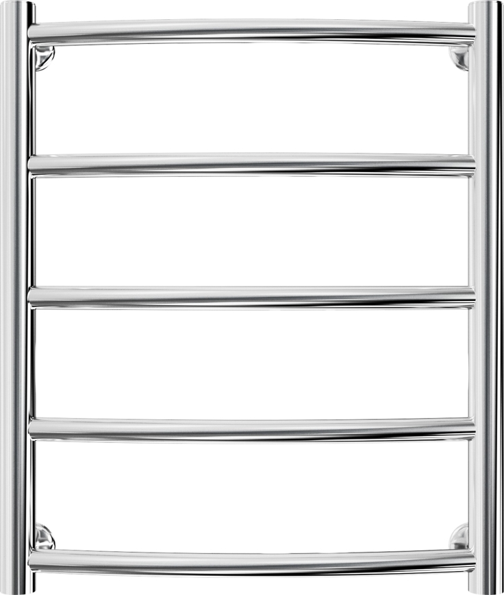 Koupelnový žebříkový radiátor CLASSIC 88W/230V 50x43 cm nerez/lesklý chrom