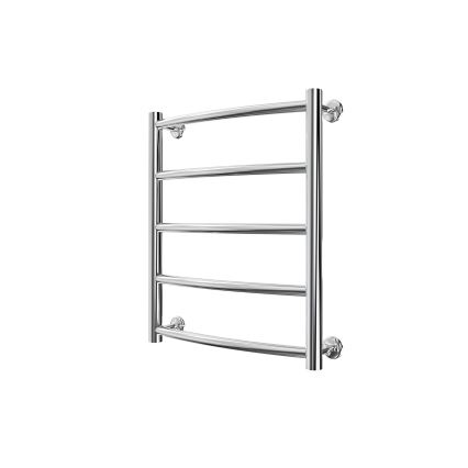 Koupelnový žebříkový radiátor CLASSIC 88W/230V 50x43 cm nerez/lesklý chrom