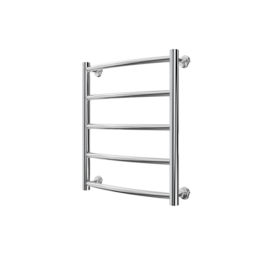 Koupelnový žebříkový radiátor CLASSIC 88W/230V 50x43 cm nerez/lesklý chrom