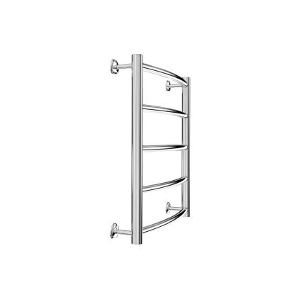Koupelnový žebříkový radiátor CLASSIC 88W/230V 50x43 cm nerez/lesklý chrom