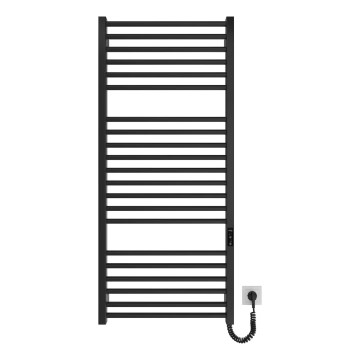 Koupelnový žebříkový radiátor HF DERBY 255W/230V 117x53 cm černá