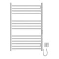 Koupelnový žebříkový radiátor HF GREENWICH 170W/230V 77x53 cm bílá kulatý