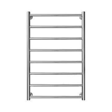 Koupelnový žebříkový radiátor INOX FLAT 163W/230V 77x53 cm nerez/lesklý chrom