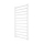 Koupelnový žebříkový radiátor INOX TOKIO 233W/230V 117x53 cm nerez/bílá