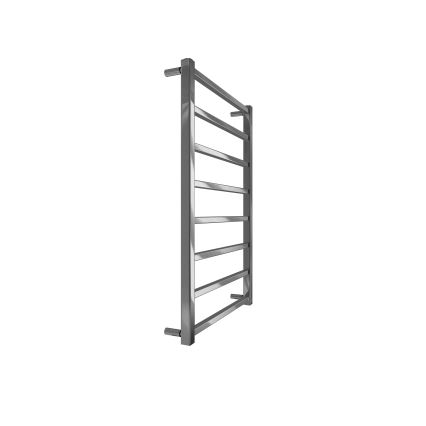 Koupelnový žebříkový radiátor TOKIO 174W/230V 80x53 cm nerez/lesklý chrom