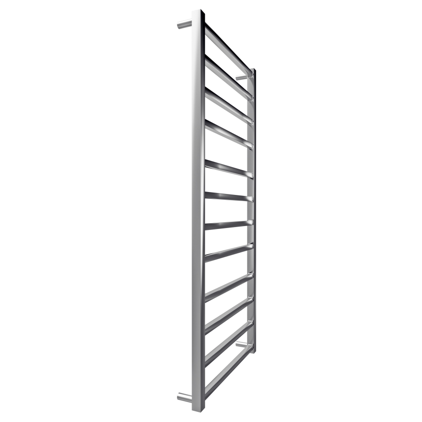 Koupelnový žebříkový radiátor TOKIO 260W/230V 120x53 cm nerez/lesklý chrom