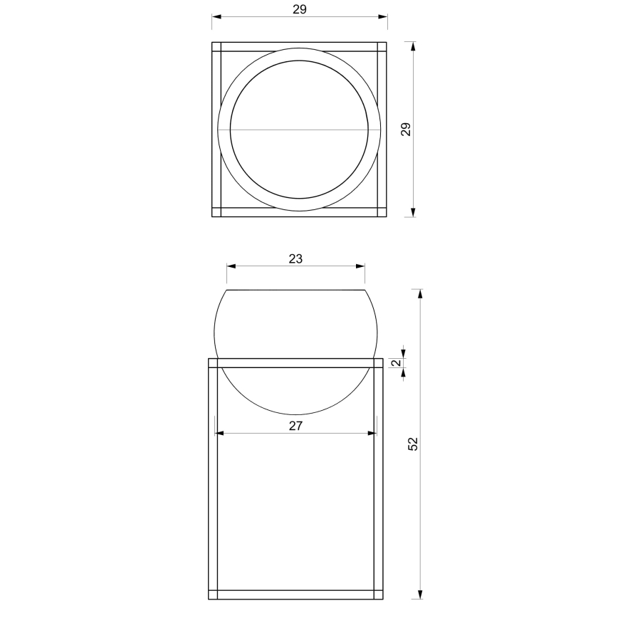 Kovový květináč 51,3x29 cm zlatá