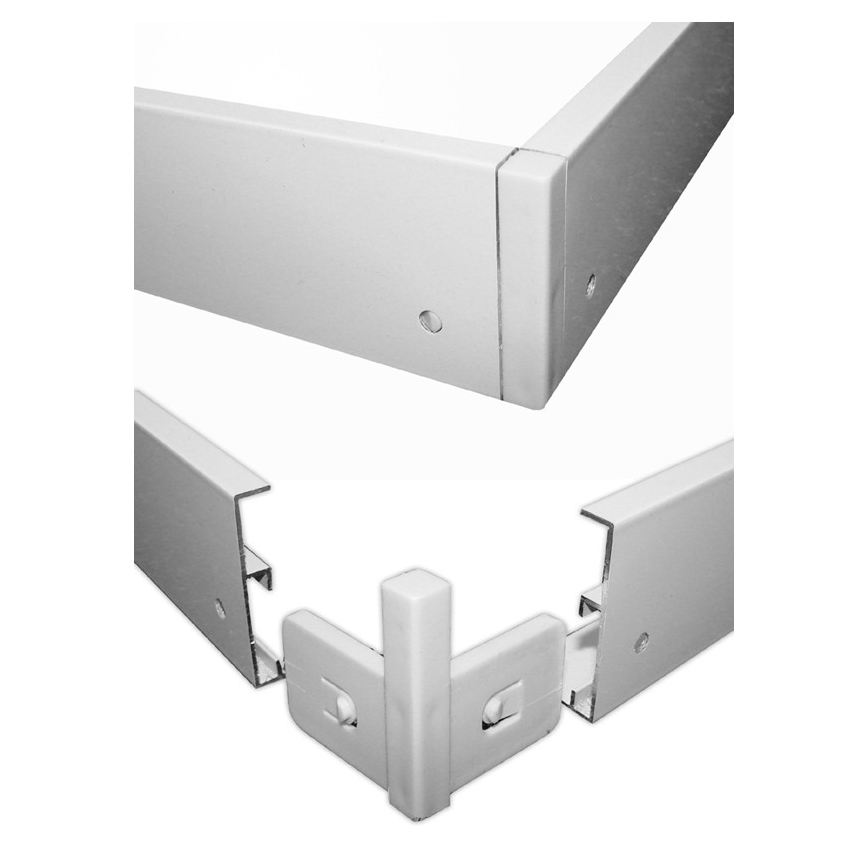 Kovový rám pro instalaci LED panelů CHRIS 1200x300 mm