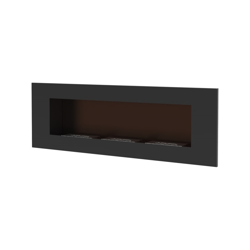Kratki - Vestavěný BIO krb 40x120 cm 3x1,1kW černá
