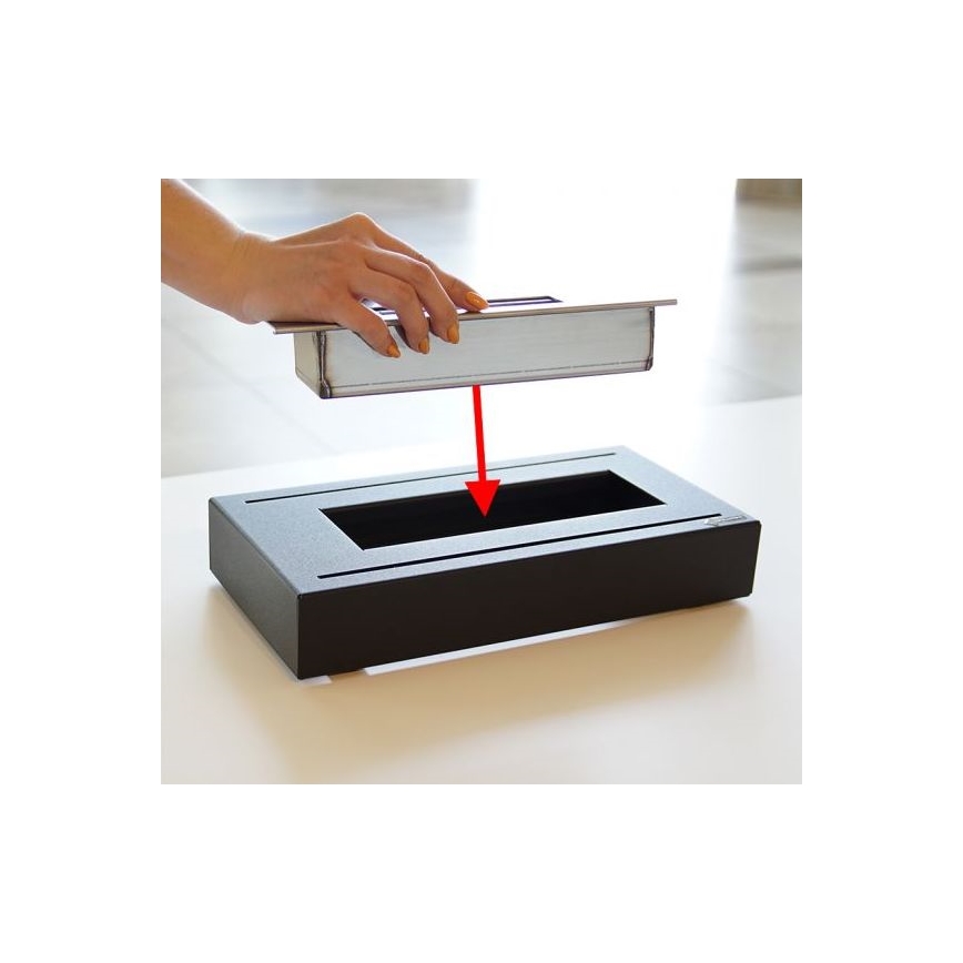 Kratki - BIO krb 21,8x35,4 cm 1kW černá