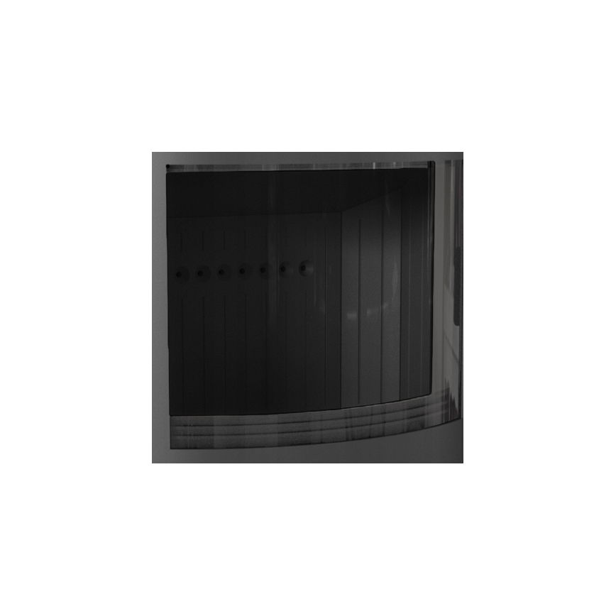Kratki - Krbová ocelová kamna s automatickým zavíráním dveří 10kW 150 mm černá