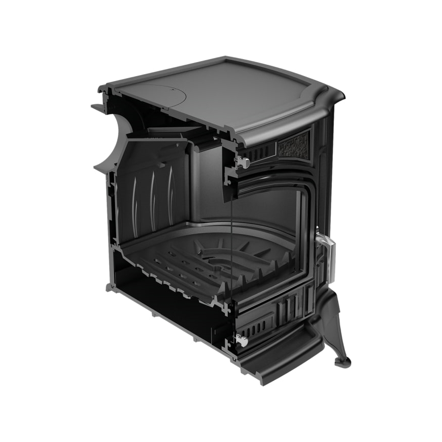 Kratki - Krbová litinová kamna 10kW 130mm