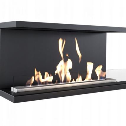 Kratki - Vestavěný BIO krb 50x100 cm 3,5kW černá