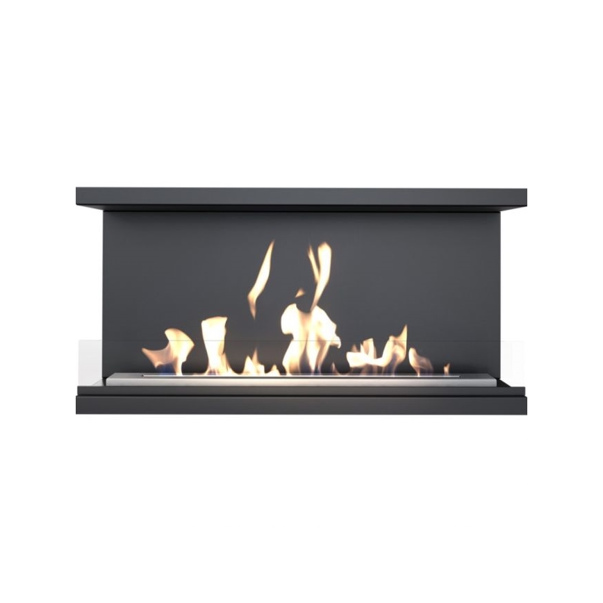 Kratki - Vestavěný BIO krb 50x100 cm 3,5kW černá