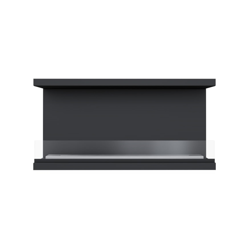 Kratki - Vestavěný BIO krb 50x100 cm 3,5kW černá