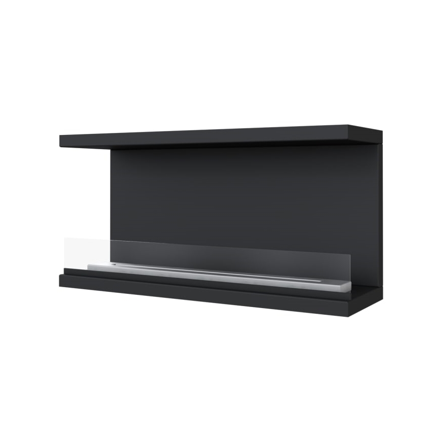 Kratki - Vestavěný BIO krb 50x100 cm 3,5kW černá