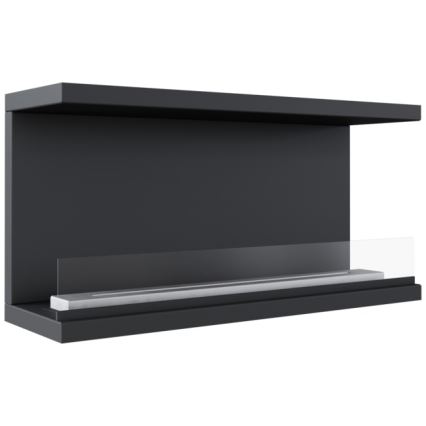 Kratki - Vestavěný BIO krb 50x100 cm 3,5kW černá