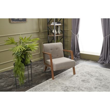 Křeslo DELI krémová