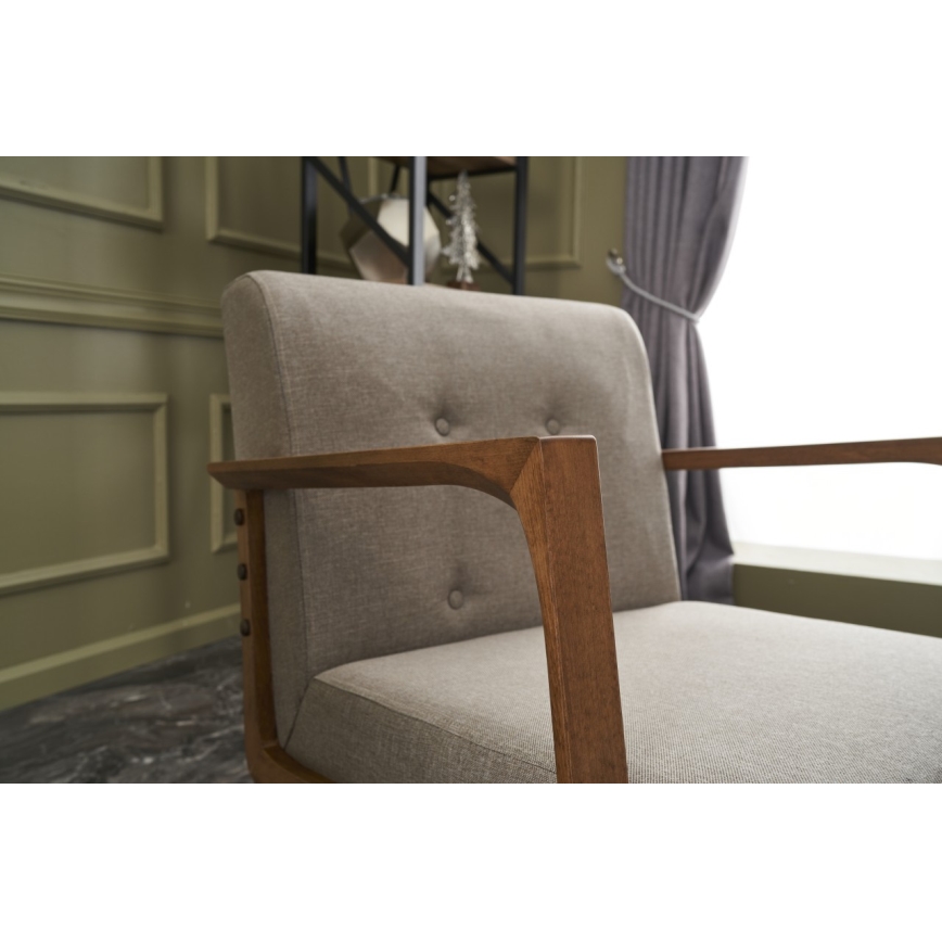 Křeslo DELI krémová