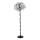 Křišťálová stojací lampa 5xG9/40W/230V černá