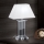 Křišťálová stolní lampa VERONIQUE 1xE27/60W/230V bílá/chrom