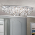 Křišťálové stropní svítidlo CRYSTALRIVER 21xG9/40W/230V lesklý chrom