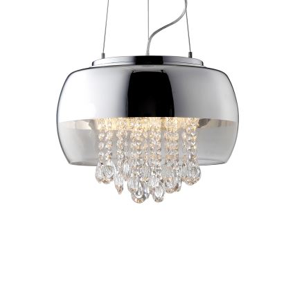 Křišťálový lustr na lanku LUNA 1xE14/40W/230V