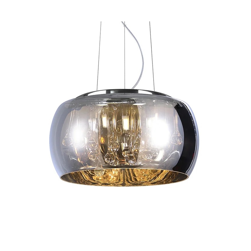 Křišťálový lustr na lanku ROMEO 6xG9/8W/230V