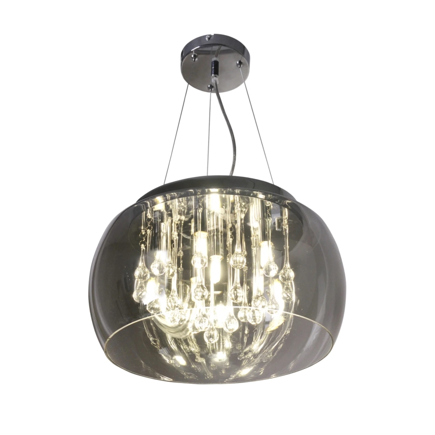 Křišťálový lustr na lanku ROMEO 6xG9/8W/230V