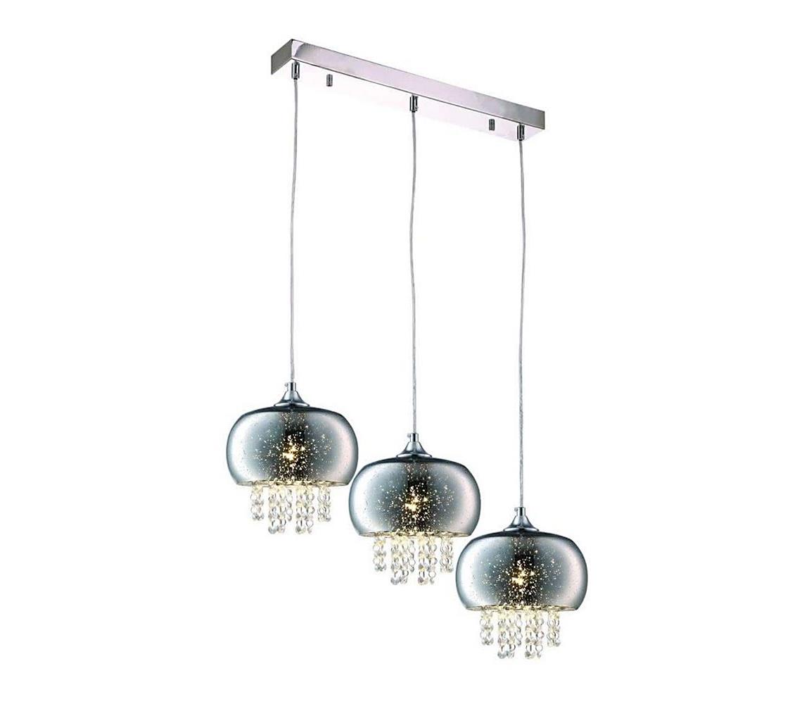 Milagro Křišťálový lustr na lanku STARLIGHT 3xE14/40W/230V MI0280