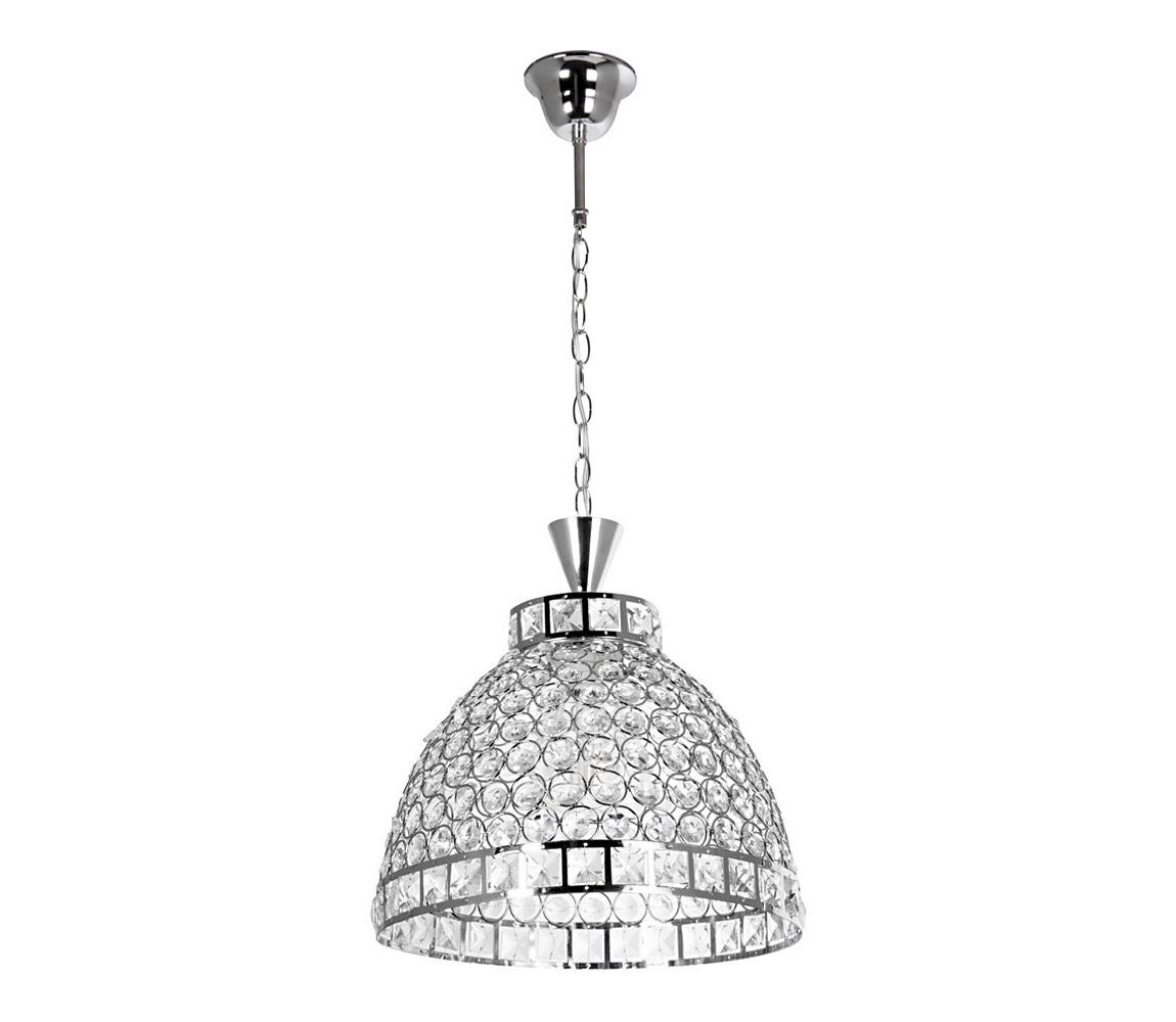 Venti Křišťálový lustr na řetězu 1xE27/60W/230V VE0290