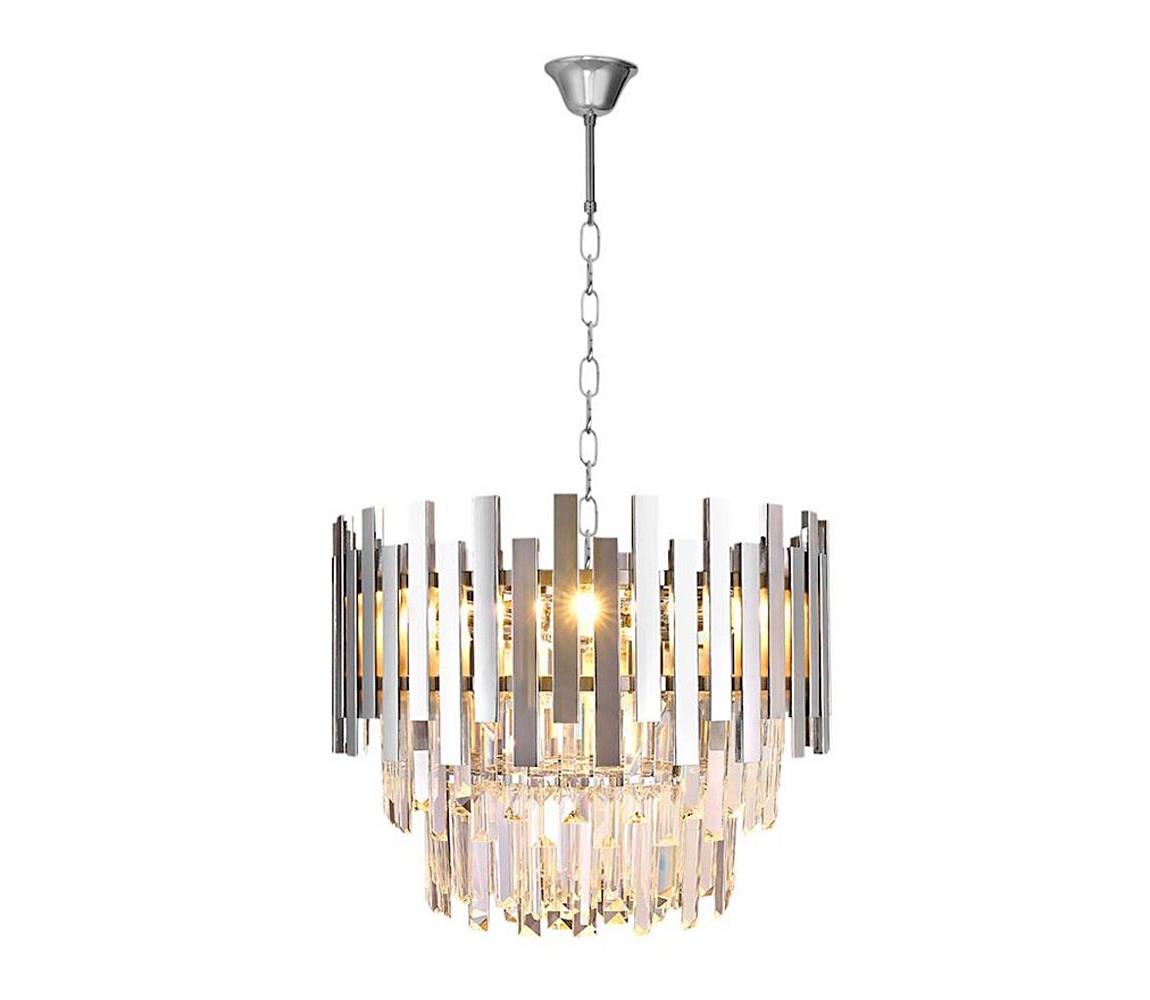 Milagro Křišťálový lustr na řetězu ASPEN 6xE14/40W/230V MI1072