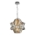 Křišťálový lustr na řetězu CROWN 4xE14/40W/230V lesklý chrom