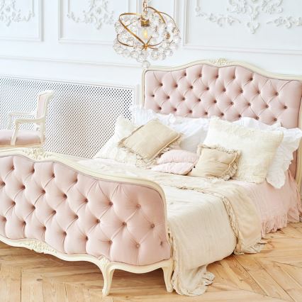 Křišťálový lustr na řetězu VIOLETA 1xE27/15W/230V