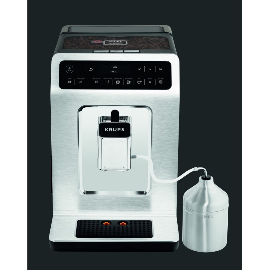 Krups - Automatický kávovar s nádobou na mléko EVIDENCE 1450W/230V bílá
